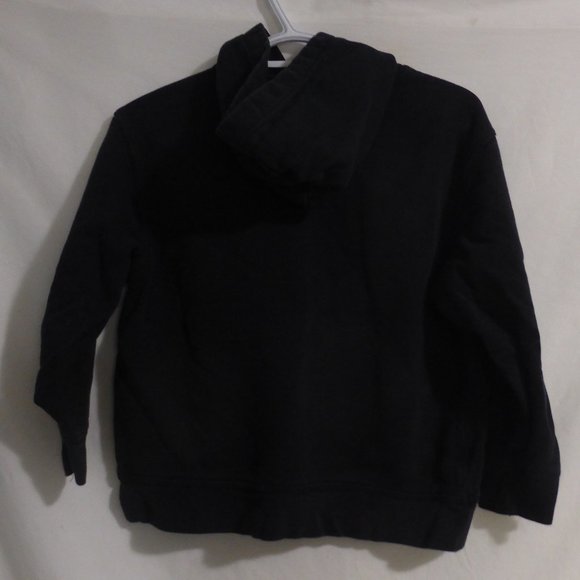 GAP KIDS, black hooded sweatshirt, kangaroo pockets, size small, GUC - Picture 3 of 11